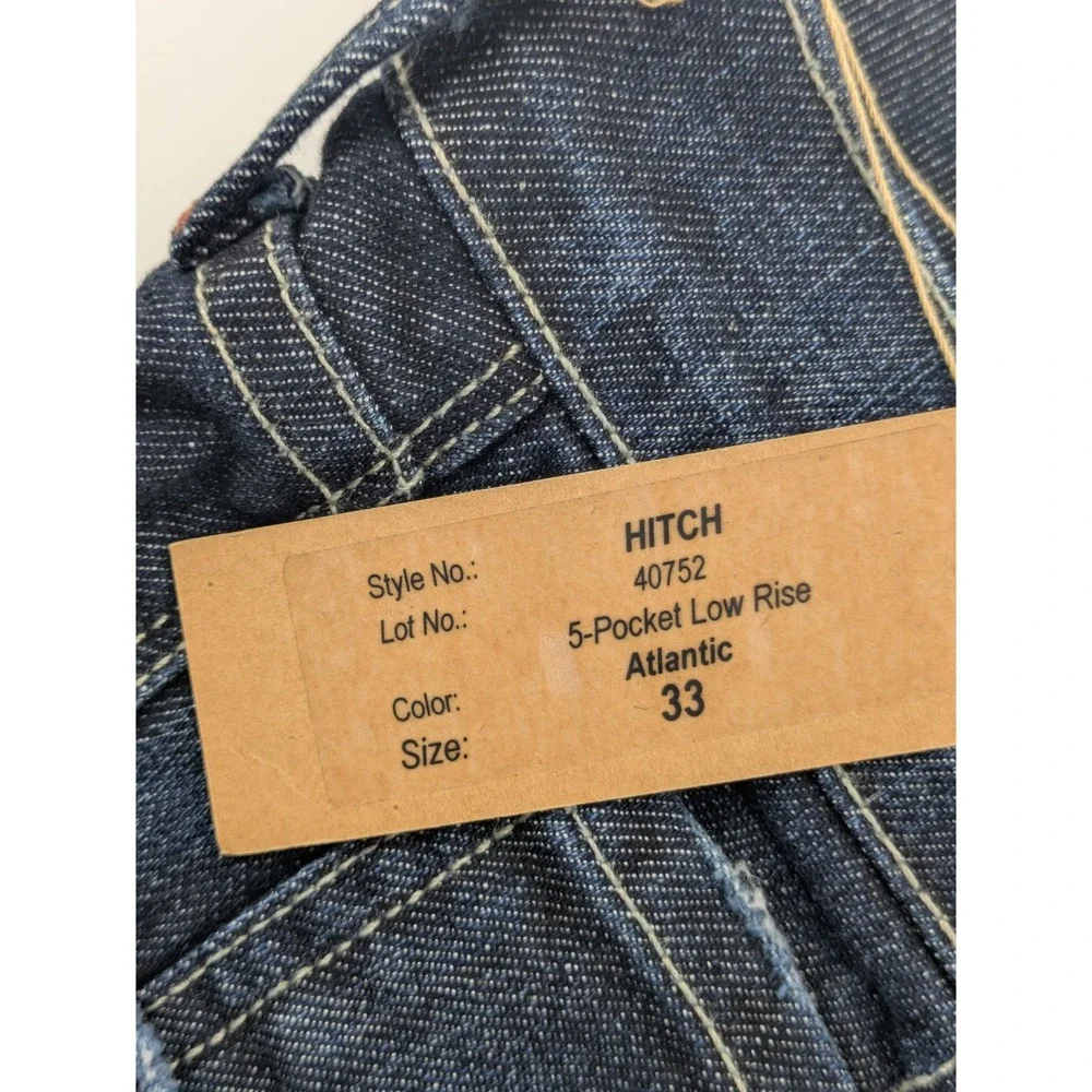 James Cured by Seun‎ Hitch Low-Rise Flare Jeans in Atlantic Wash USA Size 33 Y2K